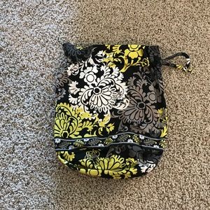 Black, Grey, & Green Drawstring Bag